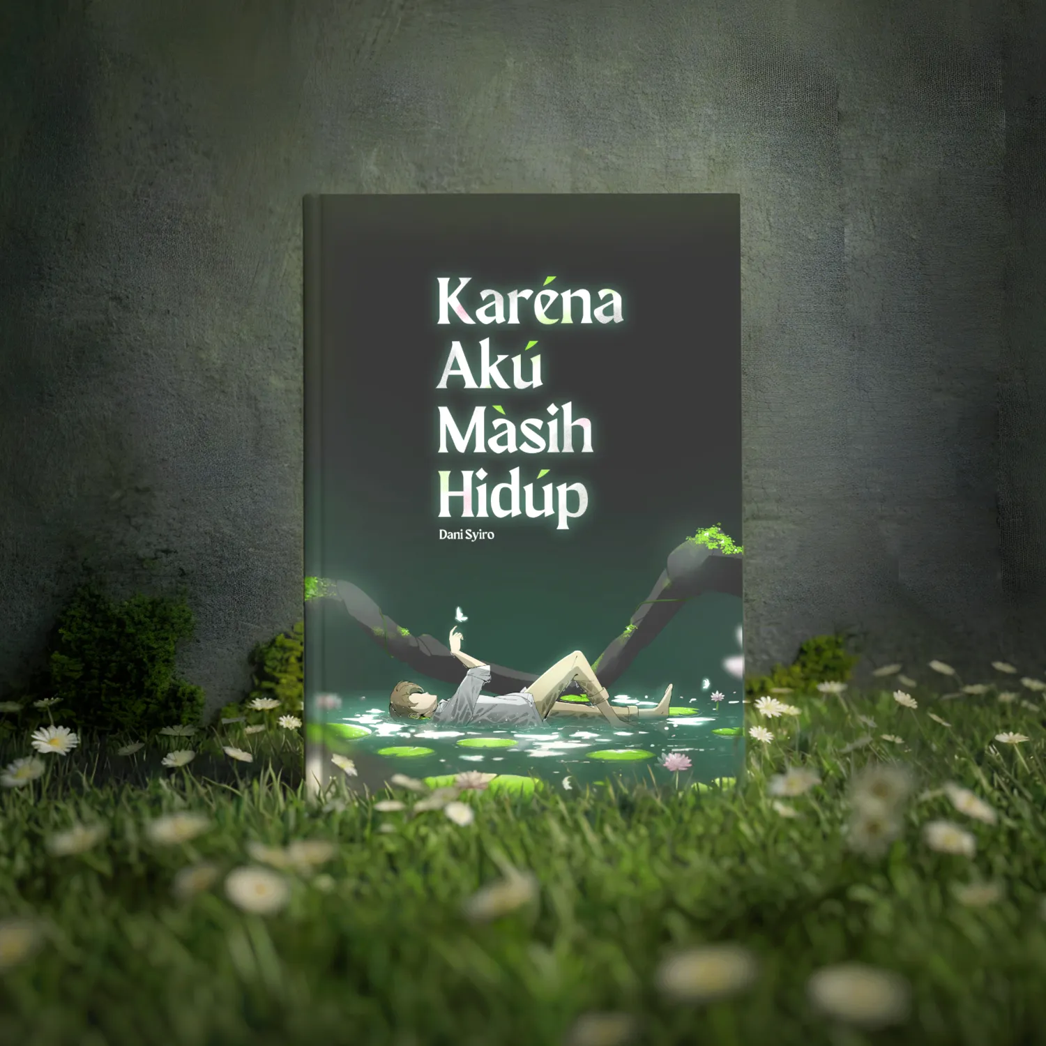 Mockup buku Karena Aku Masih Hidup
